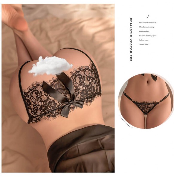 FEE ET MOI - Sexy Women Lace Panties 7150 (Black) FEE ET MOI - Sexy Women Lace Panties 7150 (Black)